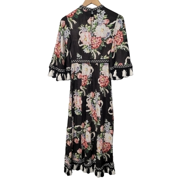 Alice McCall Black Magic Moments Linen Midi Dress NWT - Picture 4 of 15